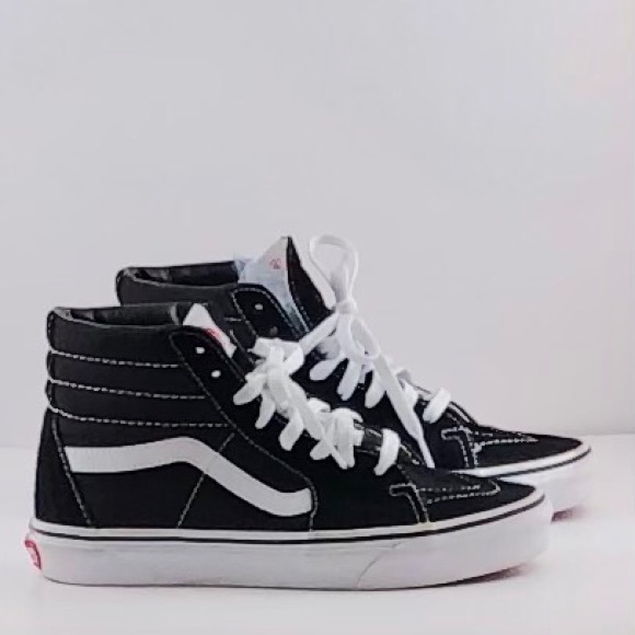 Vans Skateboard Black Shoes High Top Sz M 6.5 W 8 - Picture 11 of 11